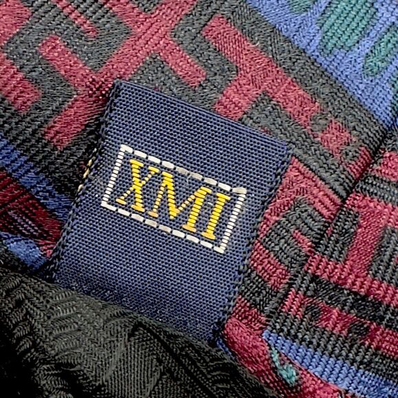 XMI for Harolds Mens Silk Dress Tie Made in USA Geometric Design 58" 3.75" - Picture 6 of 10